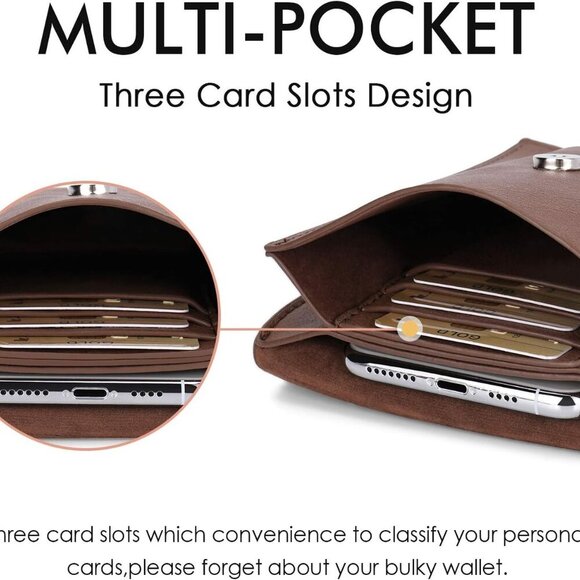 Womens Small Crossbody Bag For Woman, Tassel Wallet Purse,Gifts For Teenage Girl - Picture 5 of 7